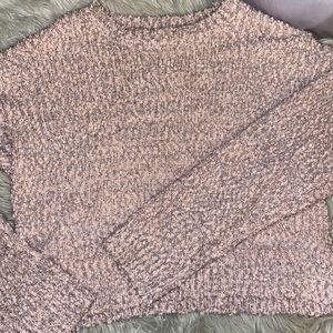 Really cute cropped shimmer sweater